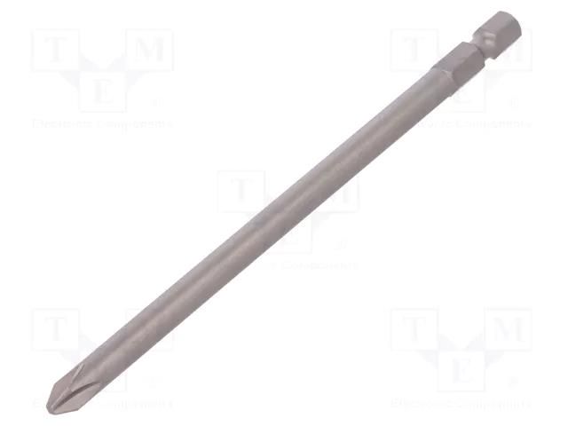 Screwdriver bit; Phillips; PH2; Overall len: 127mm WERA WERA.851/4Z/127PH2