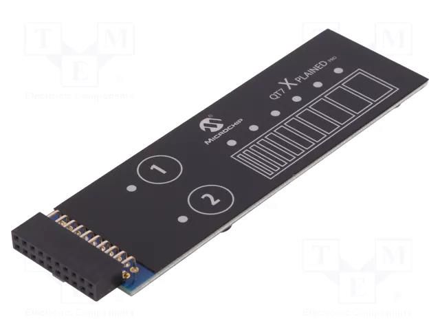 XPRO module; capacitive keypad; expansion board MICROCHIP TECHNOLOGY ATQT7-XPRO