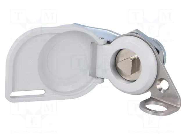 Lock; left; zinc and aluminium alloy; 15mm; Key code: T9 RST ROZTOCZE M22/B-T9-15-5-L