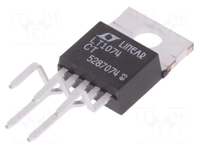 PMIC; DC/DC converter; 8÷45VDC; 5A; TO220-5; THT; 0÷100°C; tube Analog Devices LT1074CT