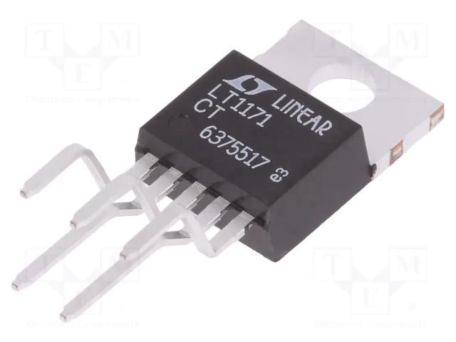 PMIC; DC/DC converter; 3÷60VDC; 2.5A; TO220-5; THT; Ch: 1; 0÷100°C Analog Devices LT1171CT