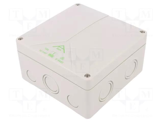 Enclosure: junction box; X: 140mm; Y: 140mm; Z: 79mm; polystyrene SPELSBERG ABOX100-L