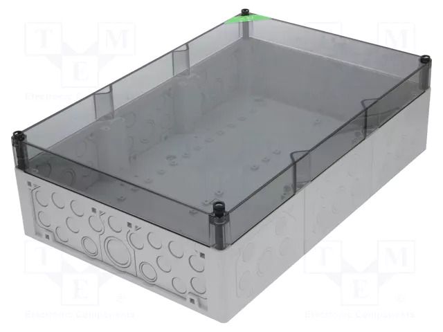 Enclosure: junction box; X: 300mm; Y: 450mm; Z: 132mm; polycarbonate SPELSBERG AKI-3-T