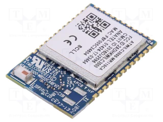 Module: IoT; IEEE 802.11b/g/n; SDIO,SPI; SMD; 22.4x14.7x2mm MICROCHIP TECHNOLOGY WILC3000-MR110CA