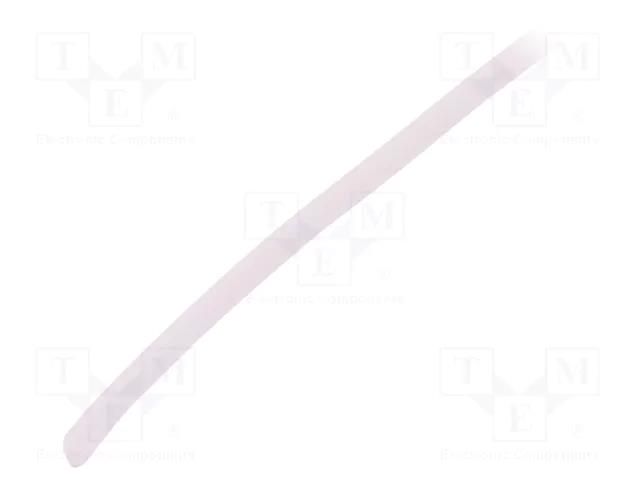 Insulating tube; silicone; transparent; -50÷200°C; Øint: 1mm FAVIER GES-1-TR-250