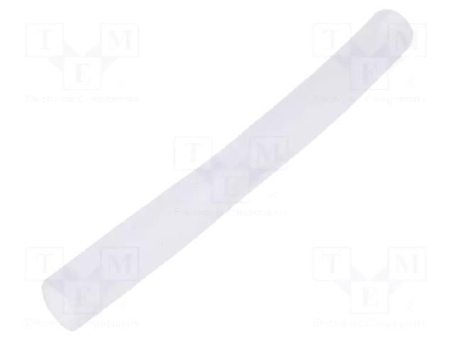 Insulating tube; silicone; transparent; -50÷200°C; Øint: 6mm FAVIER GES-6-TR-100