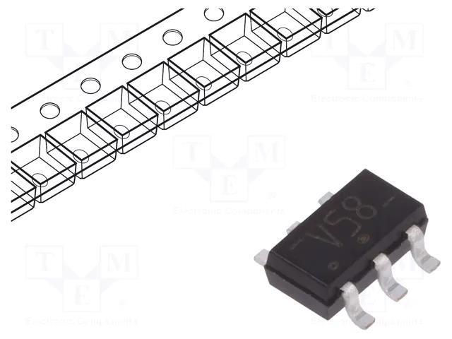 IC: digital; configurable,multiple-function; IN: 3; CMOS,TTL; SMD NEXPERIA 74LVC1G58GV.125