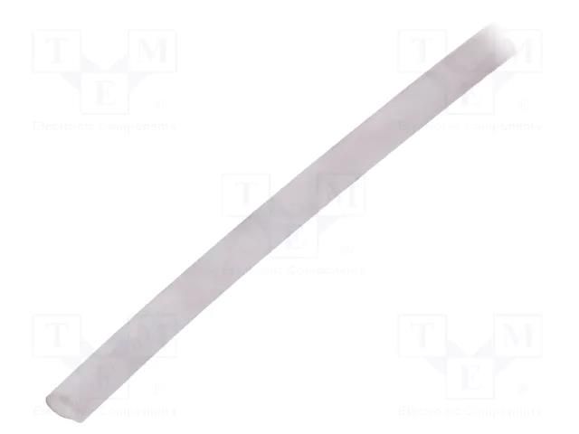 Insulating tube; silicone; transparent; -50÷200°C; Øint: 1.5mm FAVIER GES-1.5-TR-10