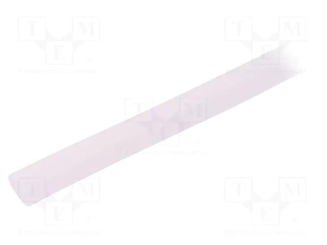 Insulating tube; silicone; transparent; -50÷200°C; Øint: 4mm FAVIER GES-4-TR-100