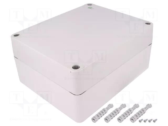 Enclosure: multipurpose; X: 220mm; Y: 270mm; Z: 126mm; INDUSTRIAL ELEKTRO-PLAST NASIELSK EPN-2720-00