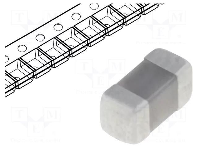 Capacitor: ceramic; MLCC; 100nF; 16V; X7R; ±10%; SMD; 0402 SAMSUNG CL05B104KO5NNNC