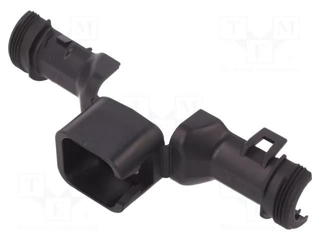 Cable holder; female; PIN: 6; straight; DT DEUTSCH 1011-239-0605