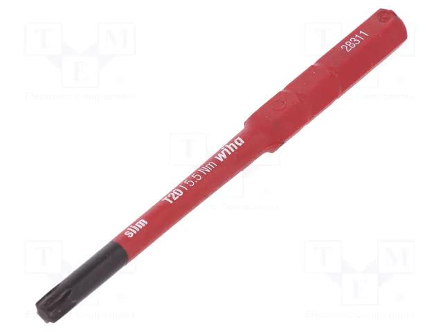 Interchangeable blade; Torx®; insulated; TX20; 75mm; max.5.5Nm WIHA WIHA.2831-15/T20