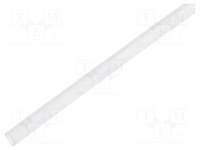 Insulating tube; silicone; transparent; -50÷200°C; Øint: 3mm CYG/KTG CB-SRT-3.0