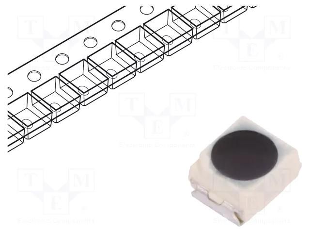 Phototransistor; 3528,PLCC2; λp max: 940nm; 70V; 60°; Lens: black VISHAY VEMT3700F-GS08