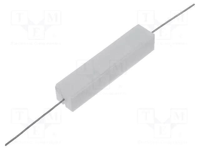 Resistor: wire-wound; cement; THT; 12Ω; 10W; ±5%; Ø0.8x35mm SR PASSIVES CRL10W-12R