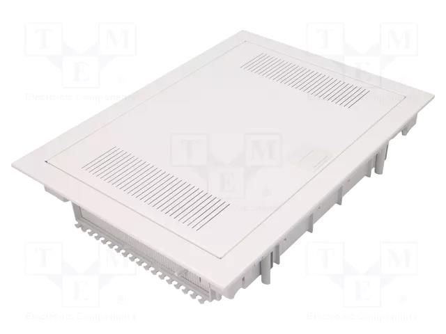 Enclosure: multimedia; IP30; plaster embedded; white; steel ELEKTRO-PLAST NASIELSK EPN-2012-00