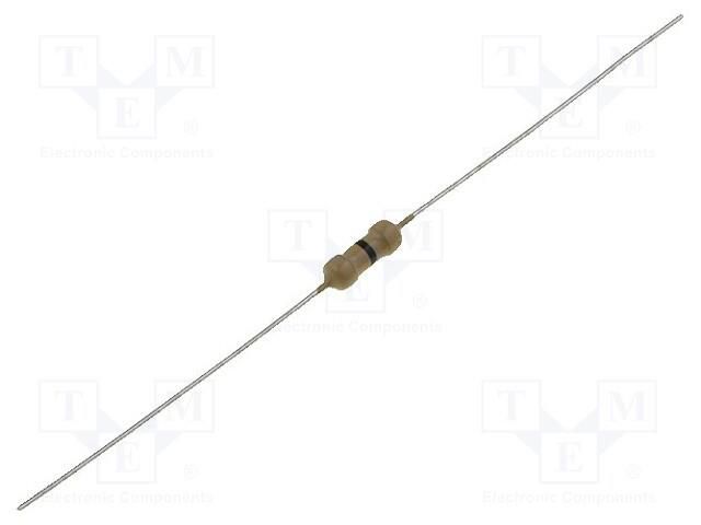 Resistor: carbon film; THT; 1.3kΩ; 0.25W; ±5%; Ø0.4x28mm; Ø2.3x6mm SR PASSIVES CF1/4W-1K3