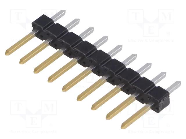 Connector: pin strips; pin header; BERGSTIK; male; PIN: 9; straight AMPHENOL COMMUNICATIONS SOLUTIONS 77311-818-09LF