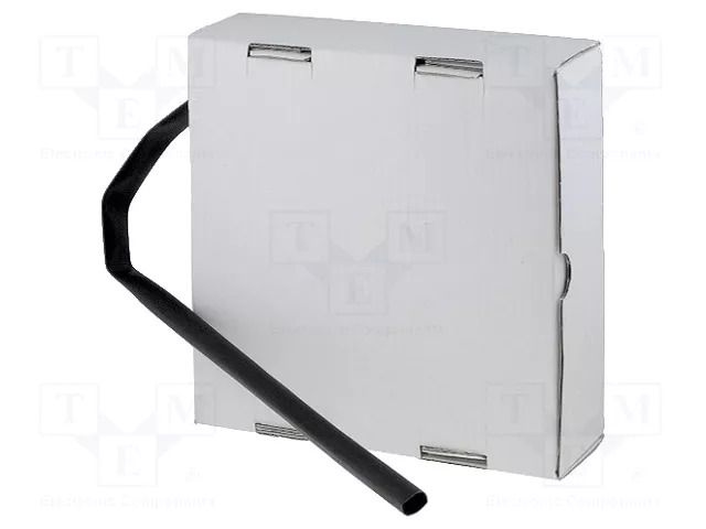 Heat shrink sleeve; glueless; 4: 1; 24mm; black; polyolefine CYG/KTG CB-HFT24-4X-BOX-BK