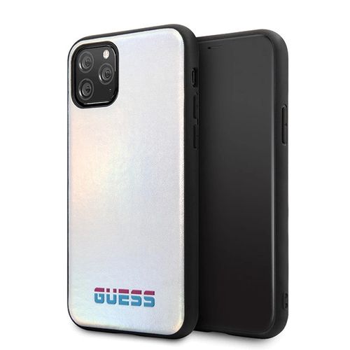 Guess GUHCN58BLD iPhone 11 Pro silver/silver hard case Iridescent, Guess 3700740461518 3700740461518