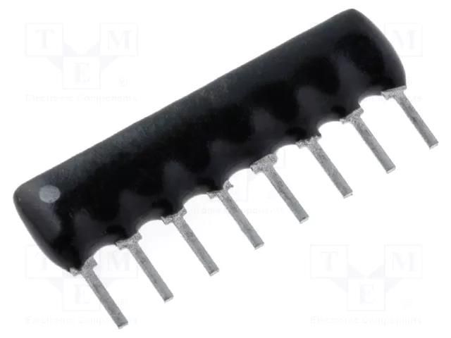 Resistor network: X; THT; 100Ω; ±2%; 0.125W; No.of resistors: 7 ROYALOHM DR100R-7/8