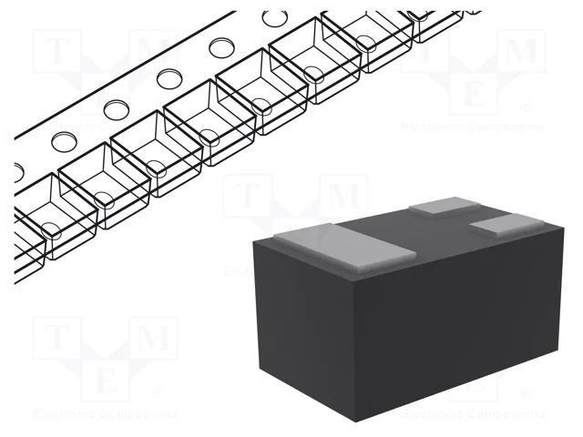 Transistor: N-MOSFET; unipolar; 20V; 0.96A; 0.5W; X1-DFN1006-3; ESD DIODES INCORPORATED DMN2300UFB4-7B