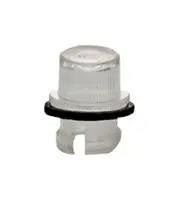 LED LENS, CLEAR, PC, ROUND, 7.1MM SGLC-3MM-F-LD