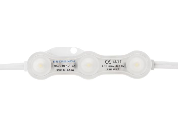 BERGMEN LED module RX-3 Stark / 12VDC / 1,14W / 121lm / 3x2835 SMD Samsung / IP68 / 9000K 01-001-038-01-11 5903268404472