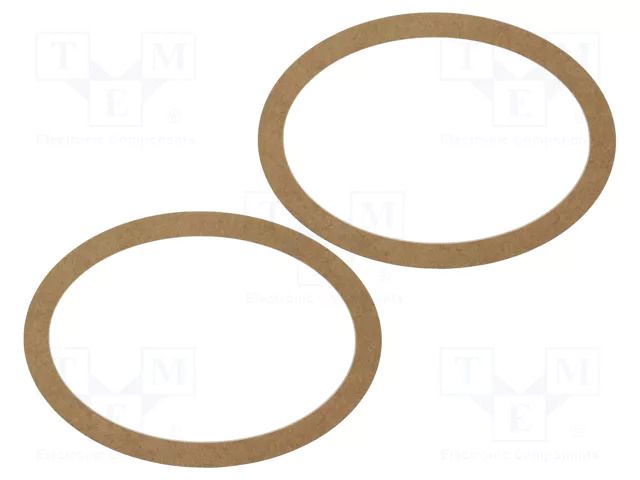 Spacer ring; MDF; 6x9"; 2pcs; 260x186mm BASSER MDF.UNI19