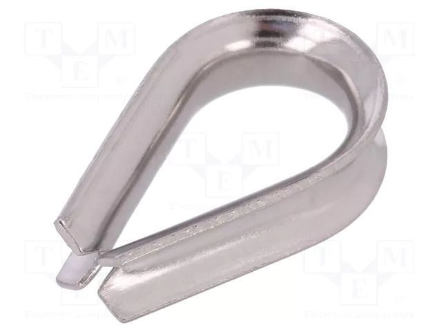 Thimble for rope; acid resistant steel A4; for rope; DIN 6899 KRAFTBERG KAUS-6-A4