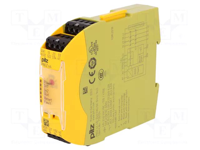 Module: safety relay; Usup: 48÷240VAC; Usup: 48÷240VDC; IN: 3; OUT: 5 PILZ PZ-750134