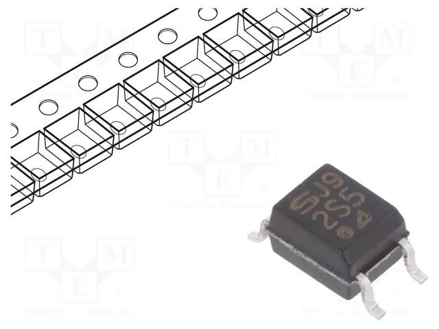 Optotriac; 3.75kV; without zero voltage crossing driver; Ch: 1 SHARP S2S5A00F