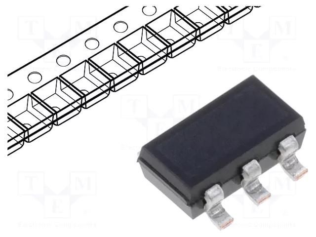 IC: digital; multiplexer; Ch: 1; IN: 2; CMOS,TTL; SMD; SC74; LVC NEXPERIA 74LVC1G157GV-Q100H