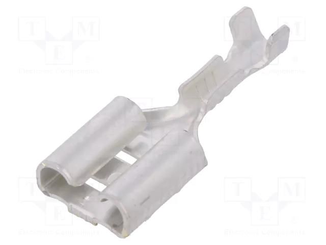 Terminal: flat; 6.3mm; 0.8mm; female; 0.25÷0.5mm2; crimped; tinned IMP 662.08.01.3