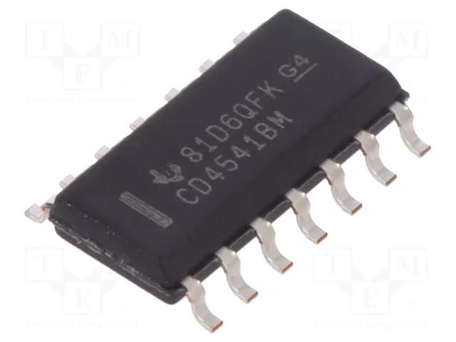 IC: digital; programmable timer; CMOS; 3÷18VDC; SMD; SO14; CD4000 TEXAS INSTRUMENTS CD4541BM