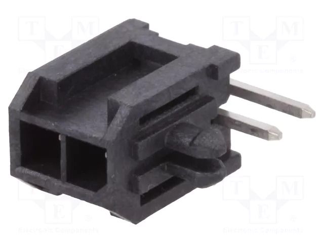 Connector: wire-board; socket; male; PIN: 2; Minitek® Pwr 3.0; THT AMPHENOL COMMUNICATIONS SOLUTIONS 10127720-021LF