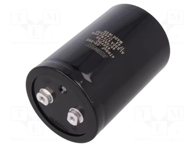 Capacitor: electrolytic; 4.7mF; 450VDC; Ø77x115mm; Pitch: 31.8mm KEMET ALS30A472NJ450