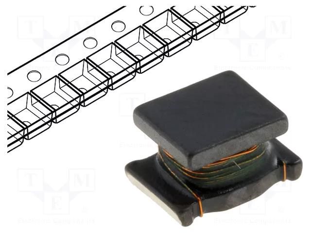 Inductor: wire; SMD; 1210; 1uH; 1000mA; 0.078Ω; ±20%; LQH; 180mm MURATA LQH32CN1R0M53L