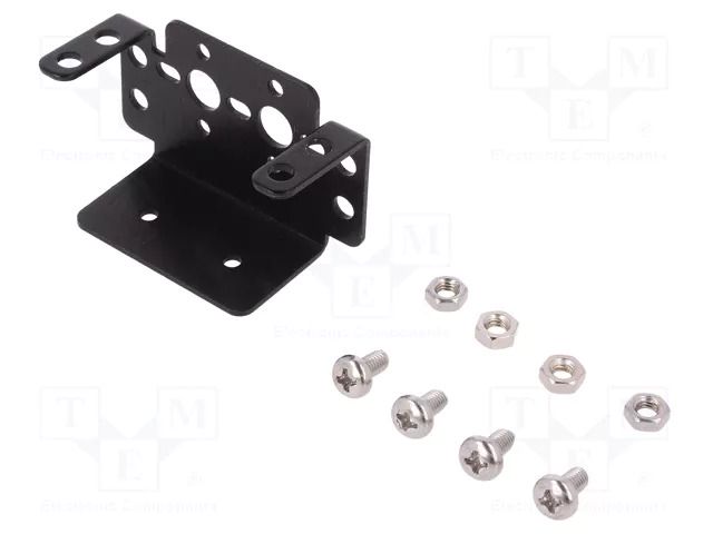 Bracket; black; aluminium; mechanical parts DFROBOT DF-FIT0038