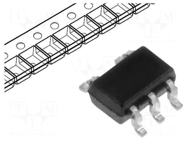 IC: digital; buffer,non-inverting; Ch: 1; SMD; SC70-5; 0.9÷3.6VDC ONSEMI NC7SP125P5X