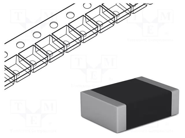 Inductor: wire; SMD; 1812; 0.4mH; 48Ω; Q: 18; ftest: 125kHz; ±10% FASTRON 1812AFTC-401K-01