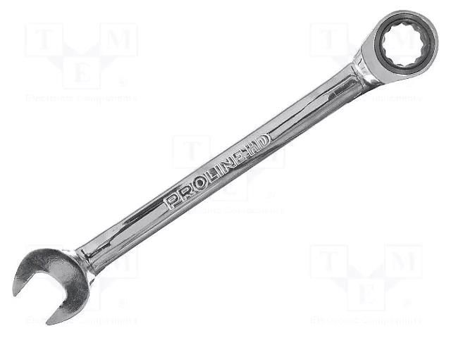 Wrench; combination spanner,with ratchet; 10mm PROLINE PRE-35470-10