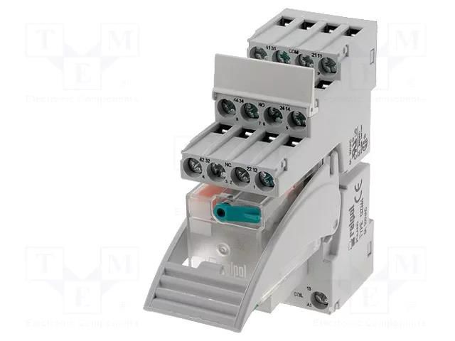 Relay: interface; 4PDT; Ucoil: 48VAC; 6A; 6A/250VAC; 6A/24VDC; R4 RELPOL PIR4048DC00LD