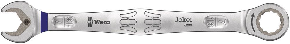 6000 Joker Ratcheting combination wrenches, Imperial, 7/16"x165.0, Wera 05073282001