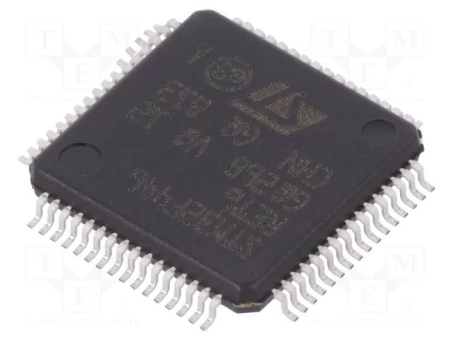 IC: STM32 ARM microcontroller; 180MHz; LQFP64; 1.7÷3.6VDC STMicroelectronics STM32F446RET6