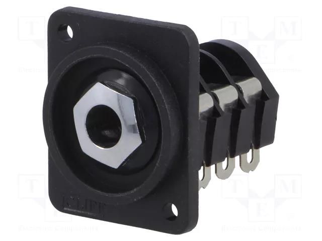 Connector: Jack 6,3mm; socket; female; FT; stereo; soldering CLIFF CP303080X