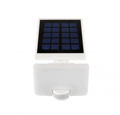 LED floodlight with solar panel and motion sensor, 10W, white, IP54, 4000K 6008000031 4772007014170