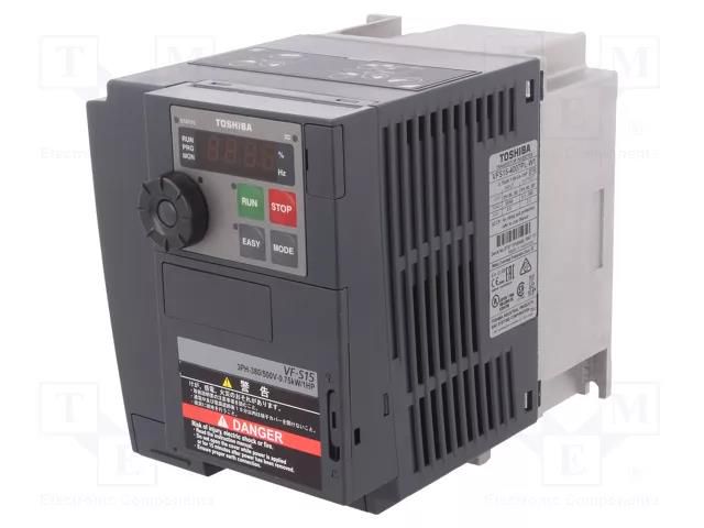 Vector inverter; 0.75kW; 3x380VAC; 3x380÷500VAC; 0÷10V; VFS15 TOSHIBA VFS15-4007PL-W