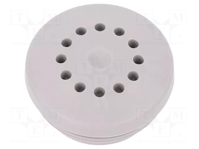 Ventilation seal; elastomer thermoplastic TPE; IP44; light grey SPELSBERG BSTM20